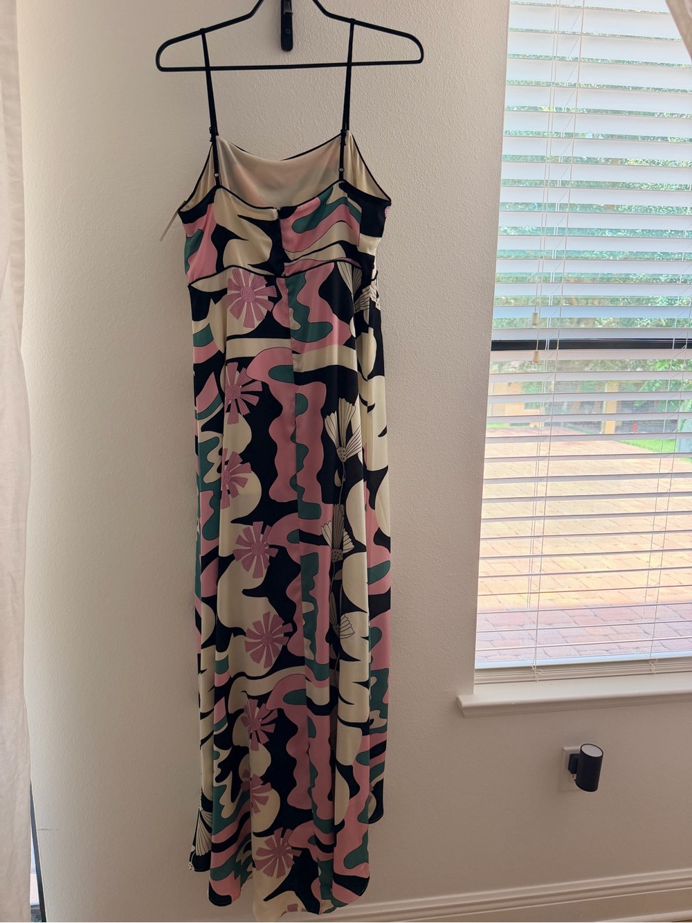 NWT Anthropologie Black Motif Floral Print Dress Size L – $328 Retail - Picture 2 of 4